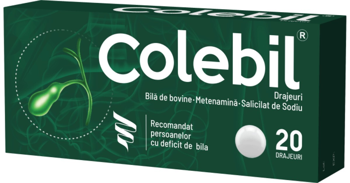 Colebil – pret in farmacii, prospect, cumpara in Romania
