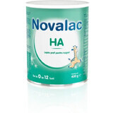 Lapte praf hipoalergenic Ha, Gr. 0-12 luni, 400 g, Novalac