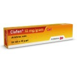 Clafen gel 10 mg/gram, 40 g, Antibiotice SA