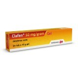 Clafen gel 50 mg/gram, 45 g, Antibiotice SA