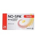 No-Spa Forte, 80 mg, 24 comprimate, Sanofi