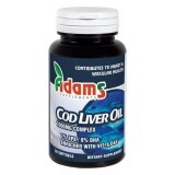 Cod liver oil 1000 mg, 30 capsule, Adams Vision