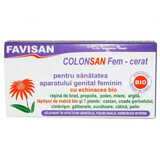 ColonSan Fem-cerat cu 7 plante, 12 supozitoare x 1,9 g, Favisan
