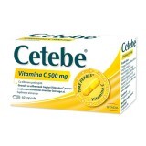 Cetebe Vitamina C, 500 mg, 60 capsule, Stada