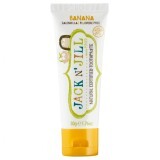 Pasta de dinti naturala pentru copii cu aroma de banane, +6 luni, 50 g, Jack N Jill