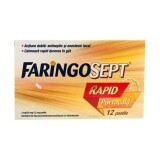 Faringosept rapid portocala 2 mg / 0,6 mg / 1,2 mg x 12 pastile