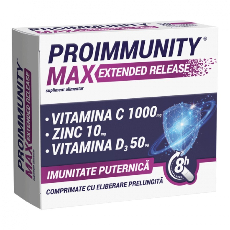 Proimmunity Max Extended Release, 30 comprimate cu eliberare prelungita, Fiterman