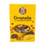 Granola cu ciocolata si banane, 300 g, Solaris