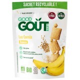 Mini biscuiti bio cu banana, +8-10 luni, 50 gr, Good Gout