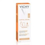 Vichy Capital Soleil Cremă colorată anti-pete pigmentare cu SPF 50+, 50 ml