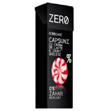 Bomboane Zero Capsuni cu crema de lapte, 32 g, Elgeka