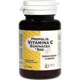 Propolis & Vitamina C & Echinacea & Soc x 60cpr Adya Green