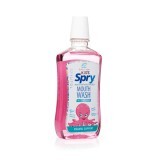 Apa de gura cu xylitol pentru copii, SPRY, fara alcool, ingrediente 100% naturale, aroma guma de mestecat (bubble gum), 473 ml
