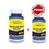 Magneziu organic 60 cps+10 cps Herbagetica