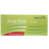 Acid Folic 1mg x 50cpr Slavia