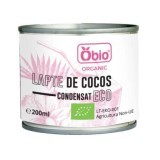 Crema de cocos condensat bio fara gluten, 200ml, Obio