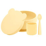 Set de hranire din silicon BWL I, Mellow Yellow, Minikoioi