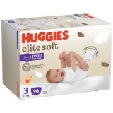 Scutece Pants Elite Soft, Nr. 3, 6-11 kg, 96 buc, Huggies