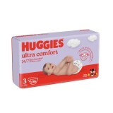 Scutece Ultra Comfort, Nr.3, 4-9 kg, 56, Huggies