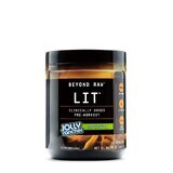 Gnc Beyond Raw Lit Pre Workout Cu Aroma De Bomboane Jolly Rancher Cu Mar Verde, 408 G