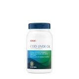 Gnc Cod Liver Oil, Ulei Triplu Din Ficat De Cod, 90 Cps
