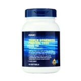 Gnc Triple Strength Fish Oil 1400 + Coq-10, Ulei De Peste Si Coenzima Q-10, 60 Cps