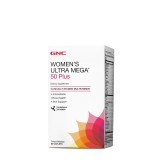Gnc Women's Ultra Mega 50 Plus, Complex De Multivitamine Pentru Femei 50 Plus, 60 Tb