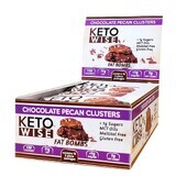 Keto Wise Fat Bombs, Bomboane Invelite In Ciocolata  Cu Aroma De Nuci Pecane, 32 G