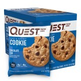 Quest Protein Cookie, Biscuite Proteic, Cu Aroma De Bucati De Ciocolata, 59g