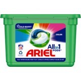 Ariel Detergent de rufe capsule All in One PODS Color 14 spalari, 14 buc