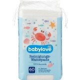 Babylove Dischete curăţare bebe, 60 buc