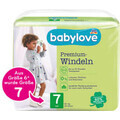 Babylove Pañal Premium Número 7, 30 unidades