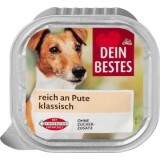 Dein Bestes hrană pentru câini cu multă carne de curcan, 150 g
