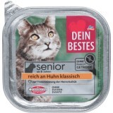 Dein Bestes Hrană umedă pui pentru pisici senior, 100 g