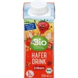 DmBio băutură din ovăz cu căpșuni 1an ECO, 200 ml