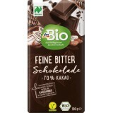 DmBio Ciocolată amăruie 70% cacao, 100 g