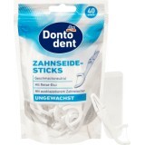 Dontodent Sticks-uri ață dentară necerată, 40 buc