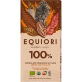 Equiori Ciocolata neagra 100%, 80 g