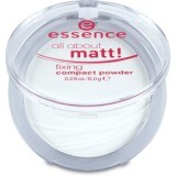 Essence Cosmetics All about matt! fixing pudră compactă, 8 g