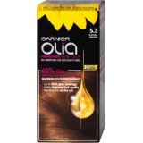 Garnier Olia Vopsea de păr permanentă fără amoniac 5.3 şaten auriu, 1 buc
