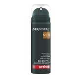 Deodorant antiperspirant Gerovital Men Active, 150 ml, Farmec