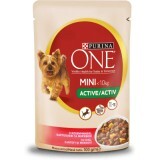 Purina One Hrană umedă pentru câini adulţi cu carne de vită, 100 g