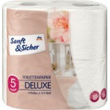Sanft&Sicher Hârtie igienică albă, 4 buc
