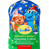 SauBär Spumă de baie monștri 3x40ml, 120 ml