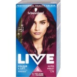 Schwarzkopf Live Vopsea de păr permanentă L 76 Ultra Violet, 142 g