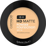 Catrice 18H HD Base de maquillaje mate con polvos 030W, 8 g