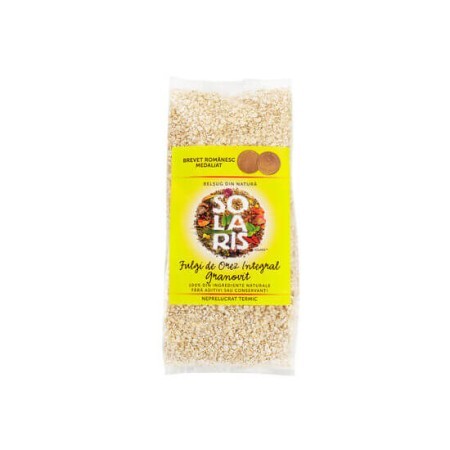 Fulgi de cereale din orez integral, 400 g, Solaris