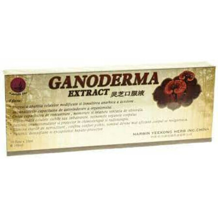 Ganoderma Extract, 10 fiole, Naturalia Diet