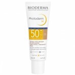 Gel crema colorant cu SPF 50+ Photoderm M, 40 ml, Bioderma