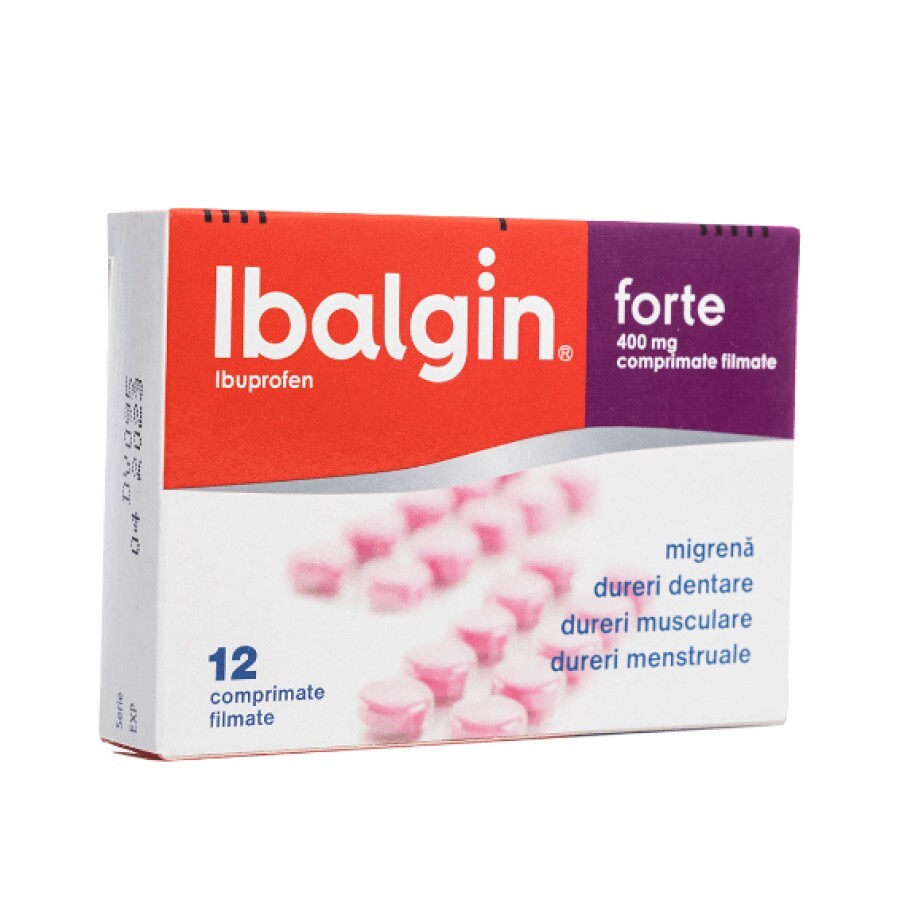Ibalgin Forte 400 mg, 12 comprimate, Sanofi